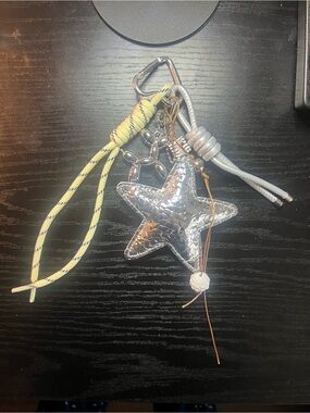 Silver Star Bag Charm